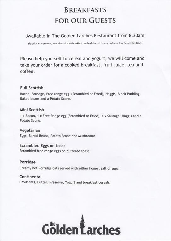 Bed and Breakfast The Golden Larches Lochearnhead Zewnętrze zdjęcie
